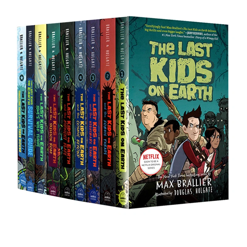 9 Books/Set The Last Kids on Earth Netflix Children Picture Book