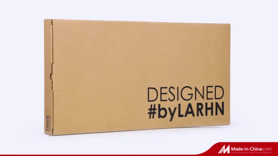 Benutzerdefinierte Logo gedruckt neue Mode Kraftpapier Wellpappe Steckdose Verpackung Verpackung Kartons